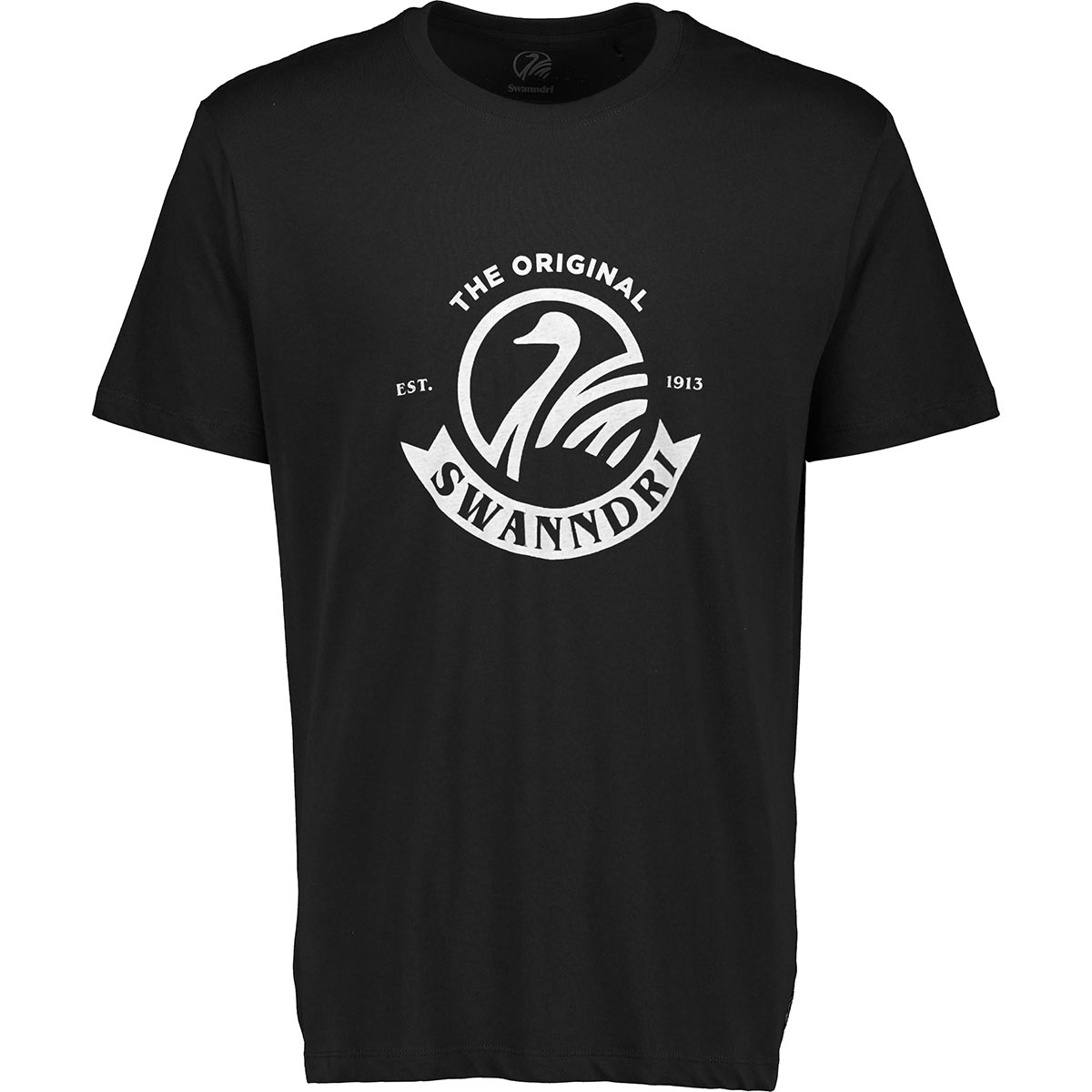 Swanndri Original Print T-Shirt - Black/White