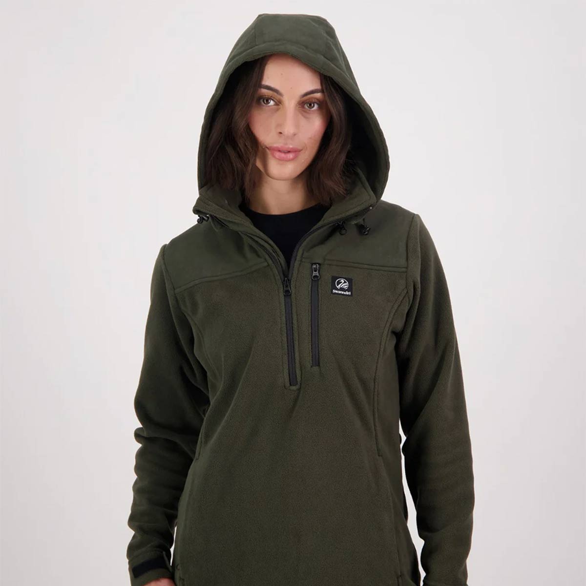 Swanndri Women's High Rock Fleece Jacket - Hood