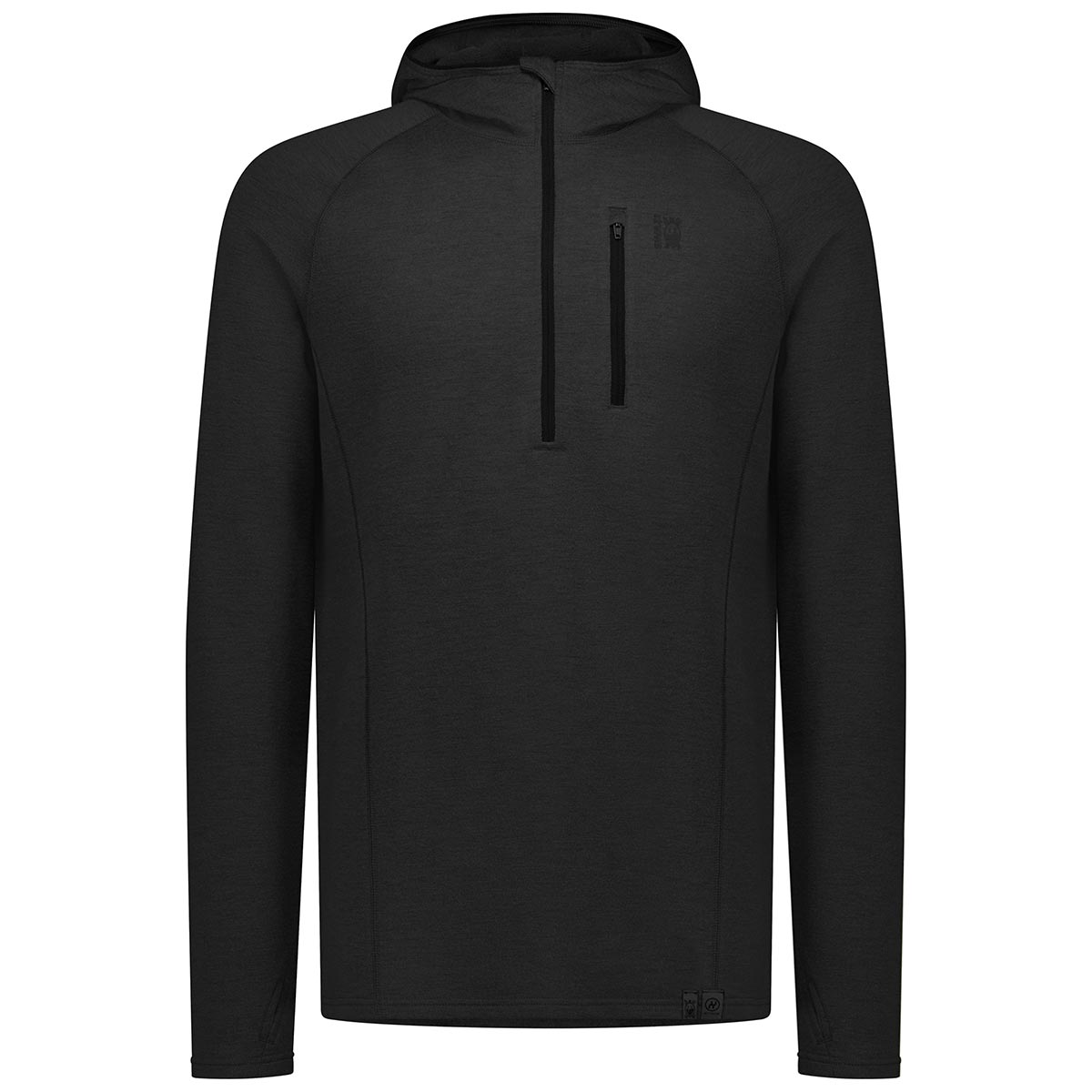 Swazi Everest Merino Hooded Shirt - Black