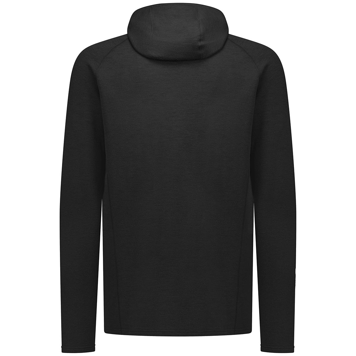 Swazi Everest Merino Hooded Shirt - Black - Rear