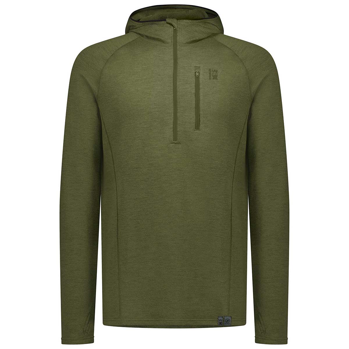 Swazi Everest Merino Hooded Shirt - Ranger