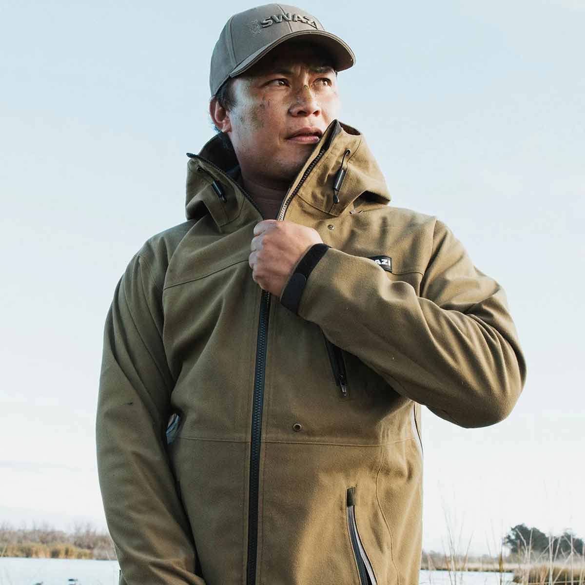 Swazi Ibex Jacket Tussock Green