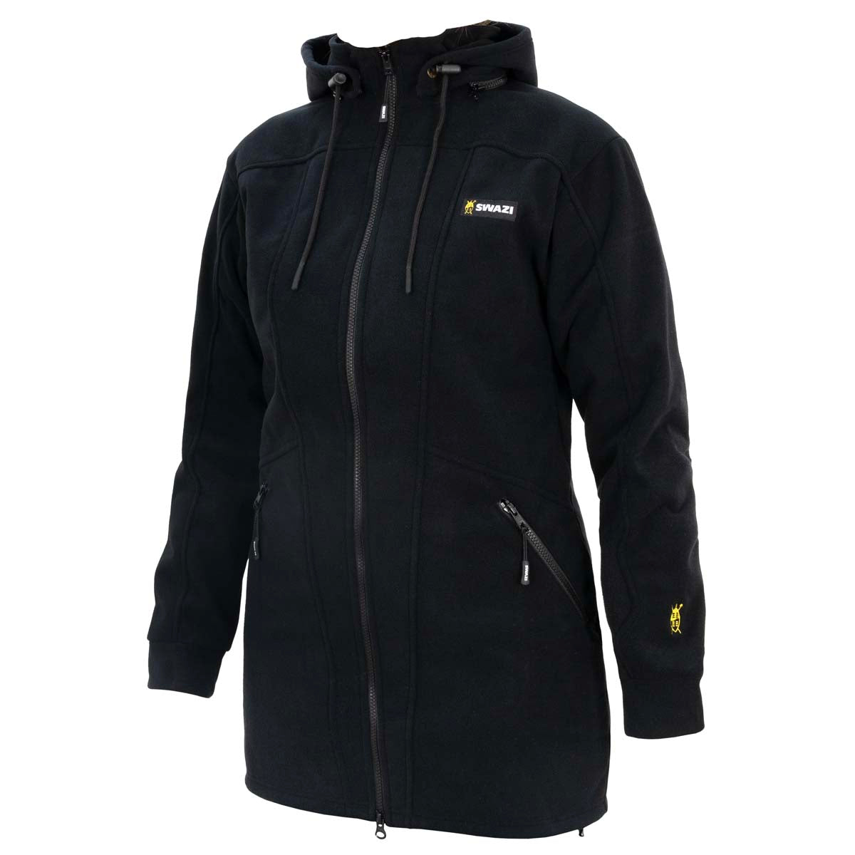 Swazi Amur Women's Windbreaker Jacket - Black