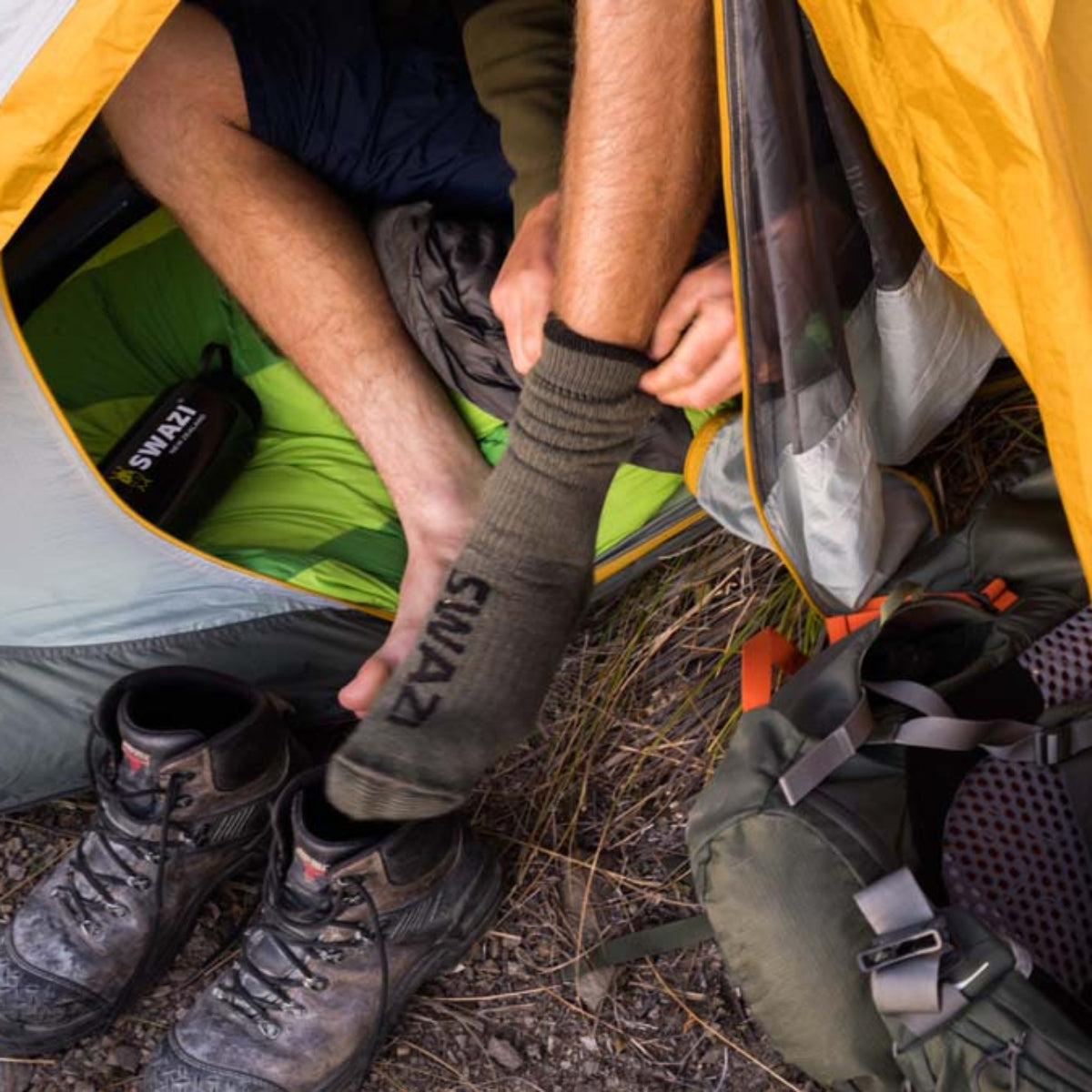 Swazi Hunter Socks - Model