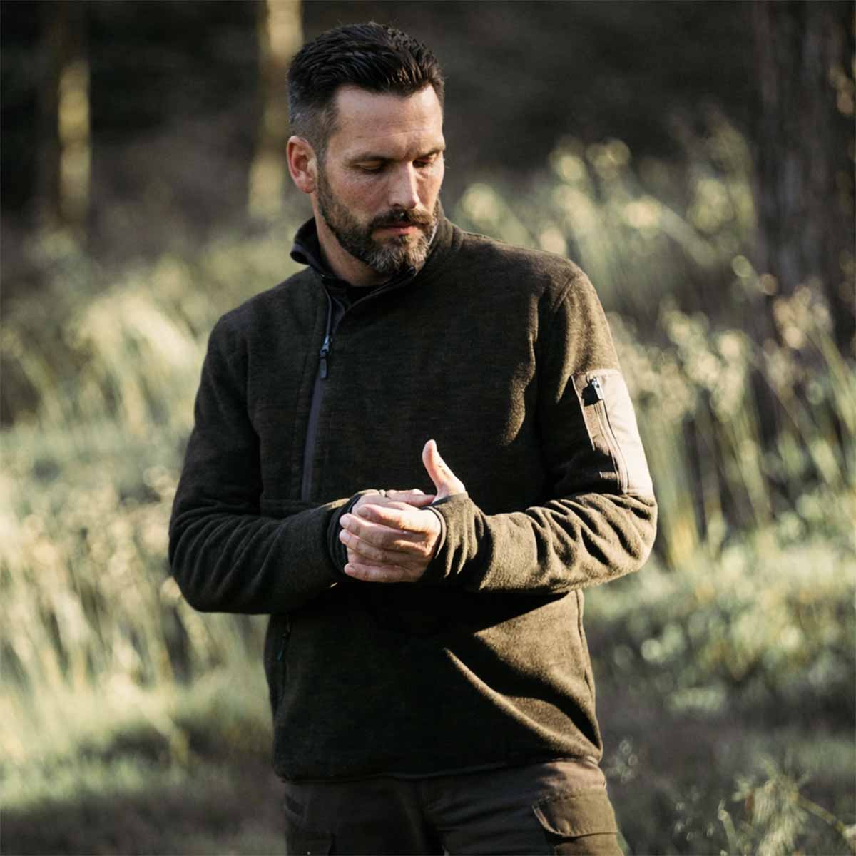 Northern Hunting Thorlak Fleece Sweatshirt - Model