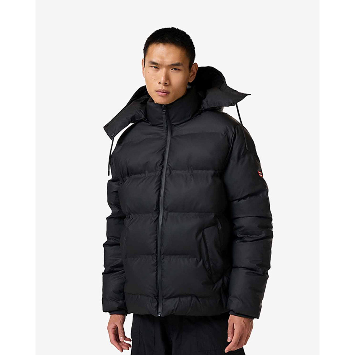 Hunter Wiley Sonic Welded PU Puffer Jacket - Black