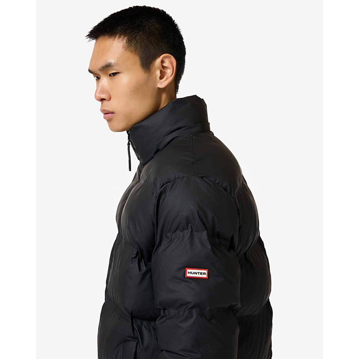 Hunter Wiley Sonic Welded PU Puffer Jacket - Black 