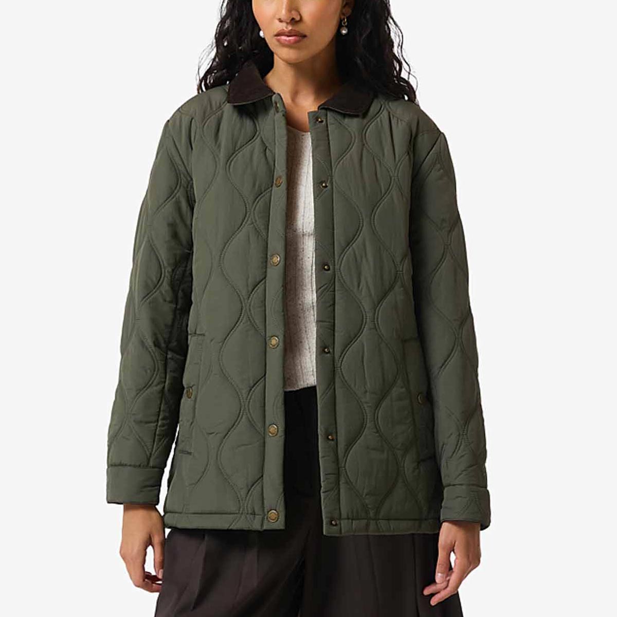 Hunter Womens Witton Quilted Shacket - Kambaba