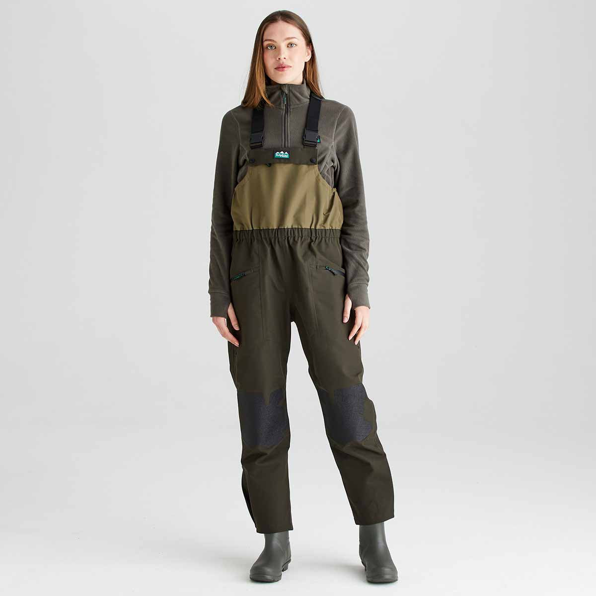 Ridgeline Women's Agri Pro 3L Bib & Brace - Deep Forest 