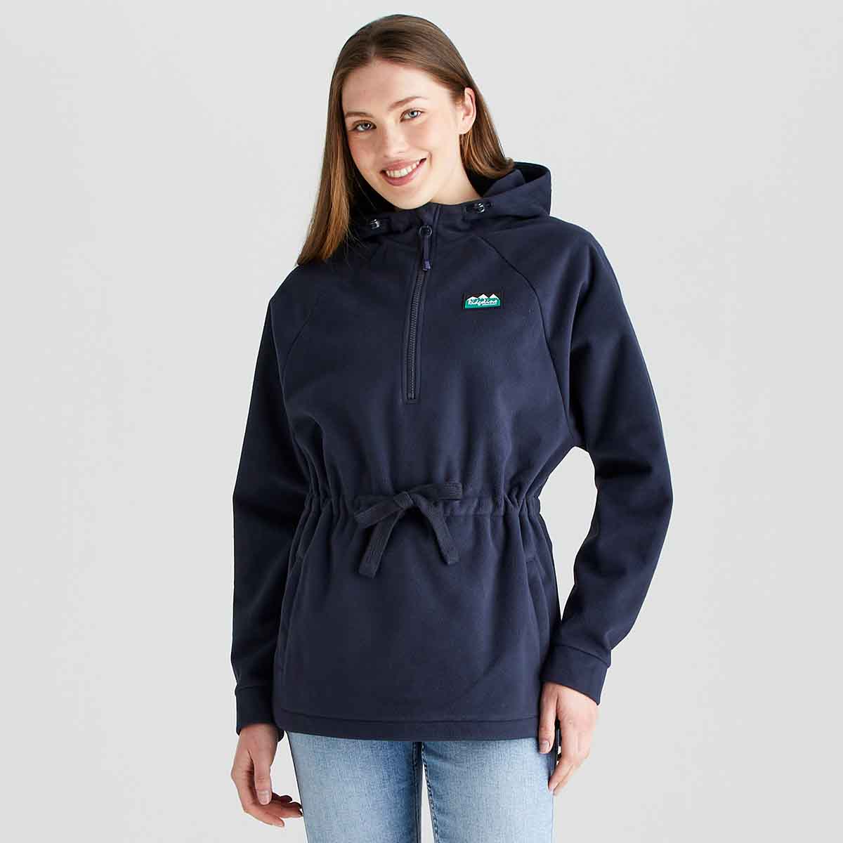 Ridgeline Women's Malin Smock - Navy - On Model Front