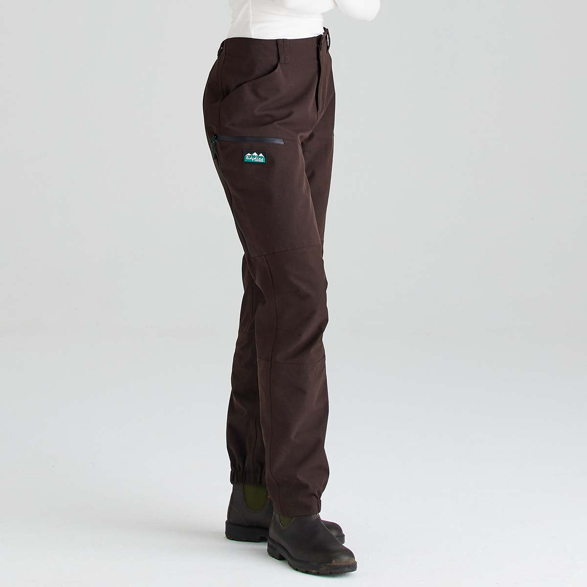 Ridgeline Women's Cambrian Trousers - Deep Bark - Side