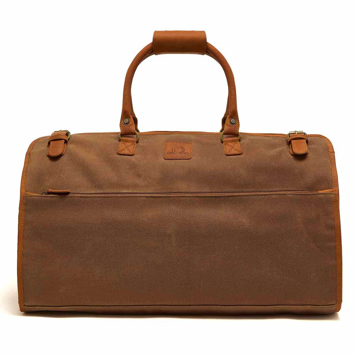 Chatham Waxed Canvas Duffel Bag & Suit Carrier - Field Tan/Tan