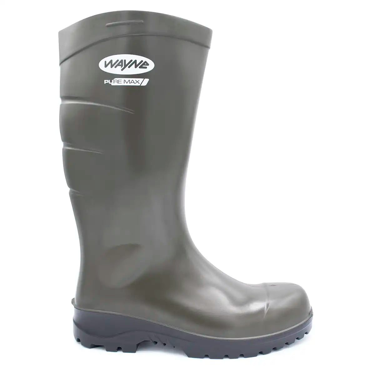 Wayne PU Safety Plus Wellington Boots - Side View
