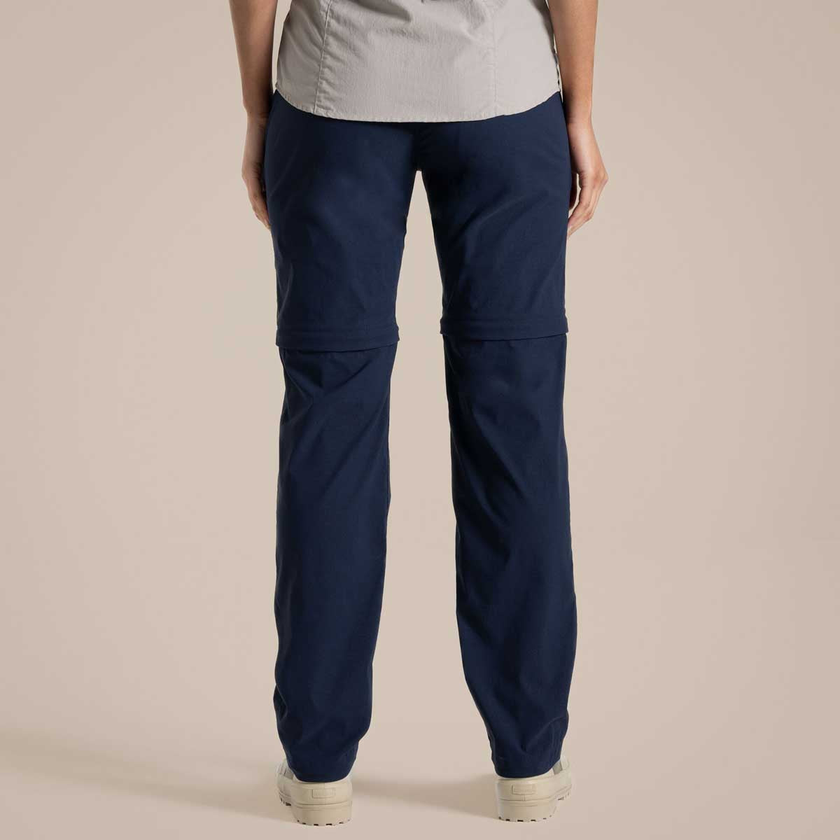 Craghoppers NosiLife Pro Women's Convertible Trousers III - Blue Navy - Rear