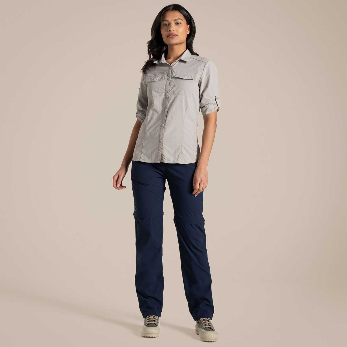 Craghoppers NosiLife Pro Women's Convertible Trousers III - Blue Navy