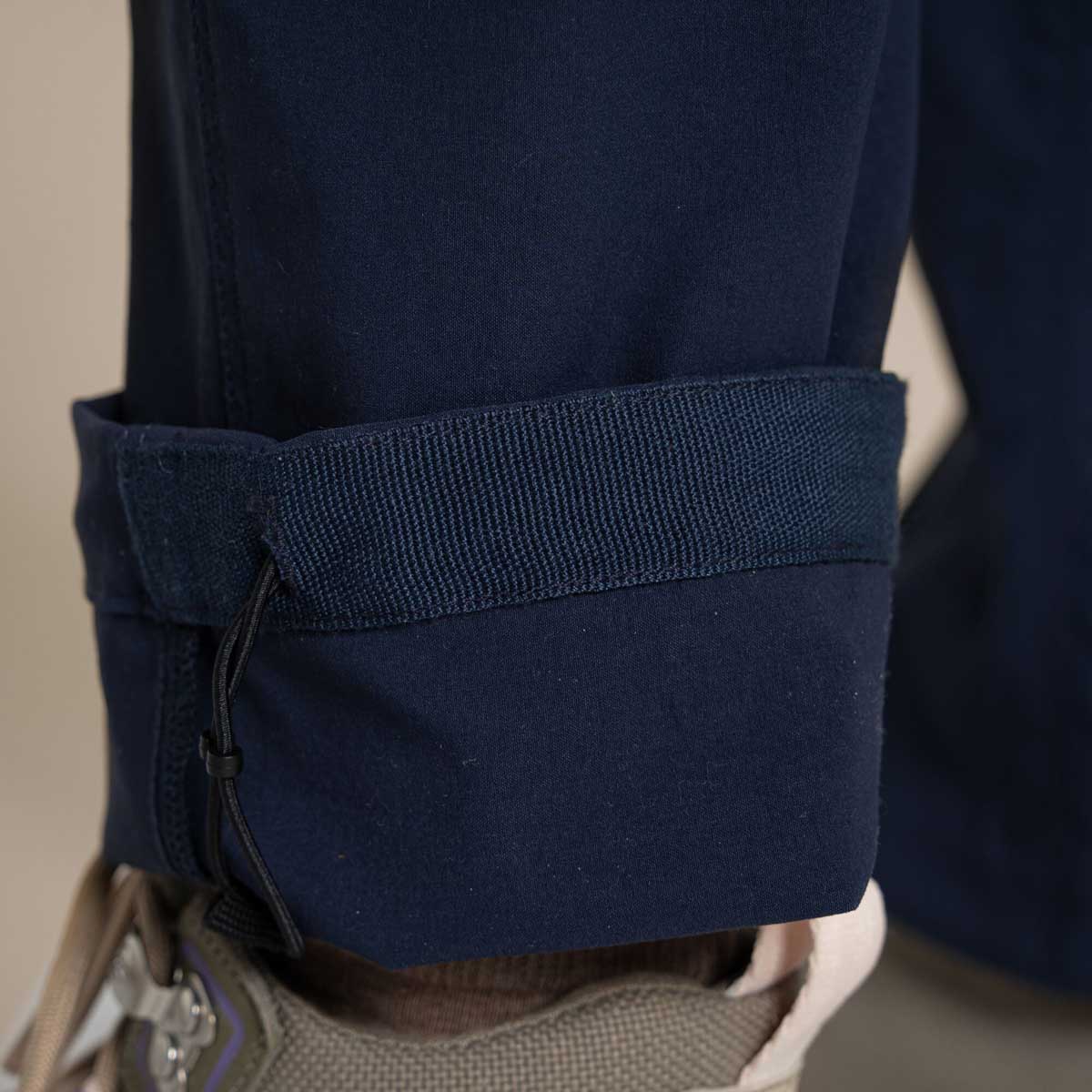 Craghoppers NosiLife Pro Women's Convertible Trousers III - Blue Navy - Elasticated Ankle Cuff
