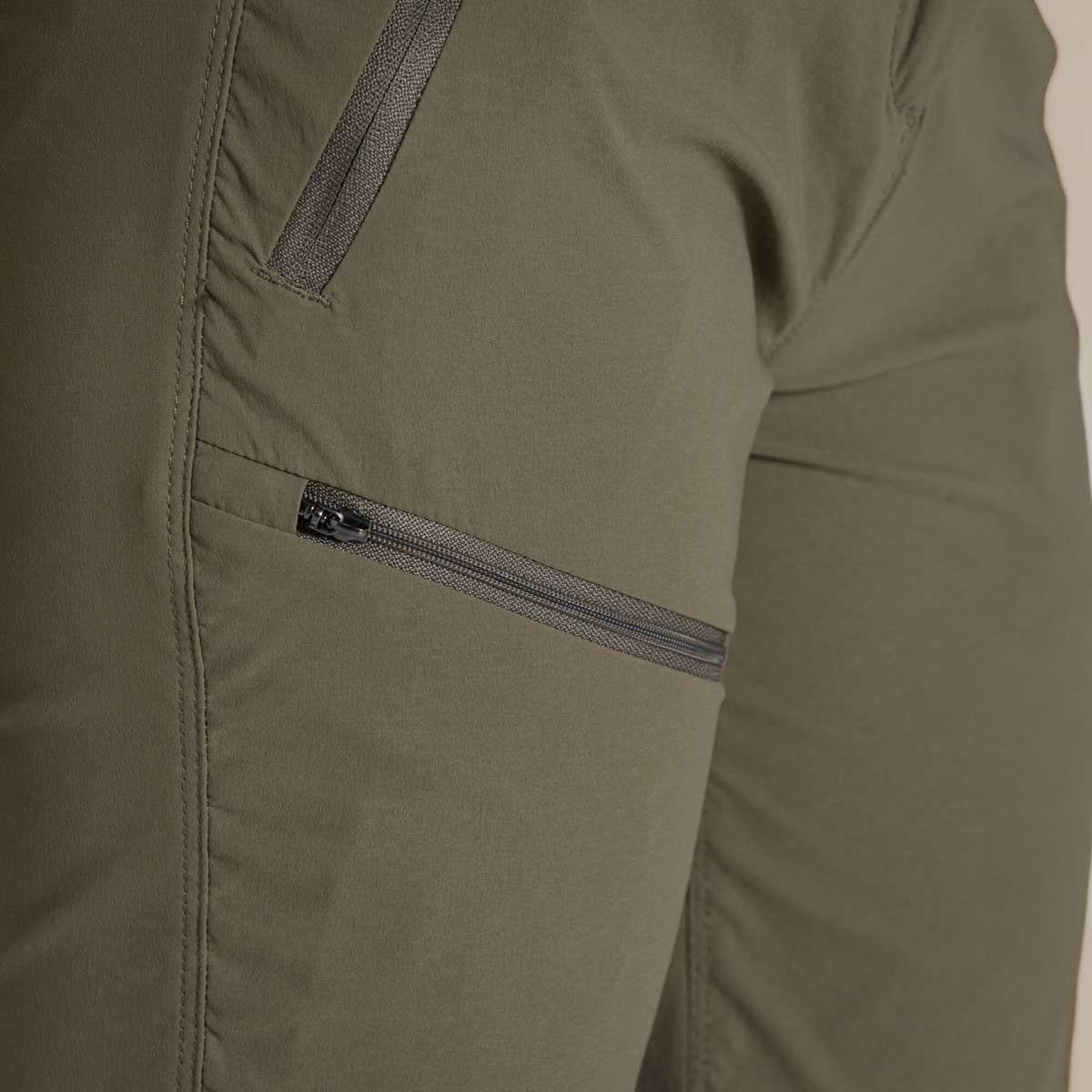 Craghoppers NosiLife Pro Women's Convertible Trousers III - Wild Olive - Thigh Pocket