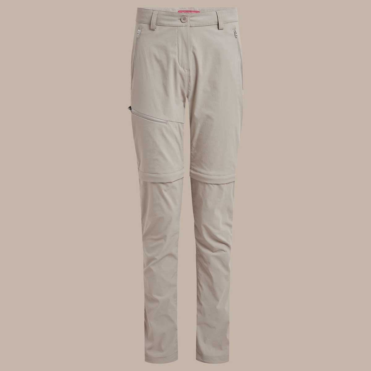 Craghoppers NosiLife Pro Women's Convertible Trousers III - Soft Mushroom