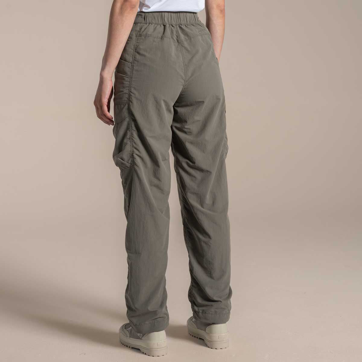 Craghoppers NosiLife Medina Women's Cargo Trousers - Wild Olive - Rear