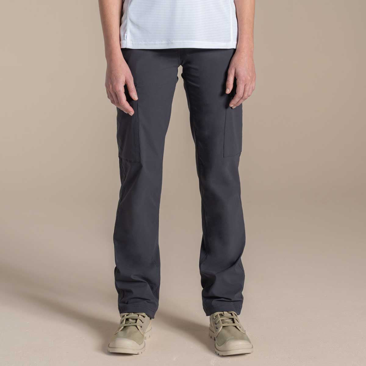 Craghoppers NosiLife Rif Women's Stretch Cargo Trousers - Dark Iron