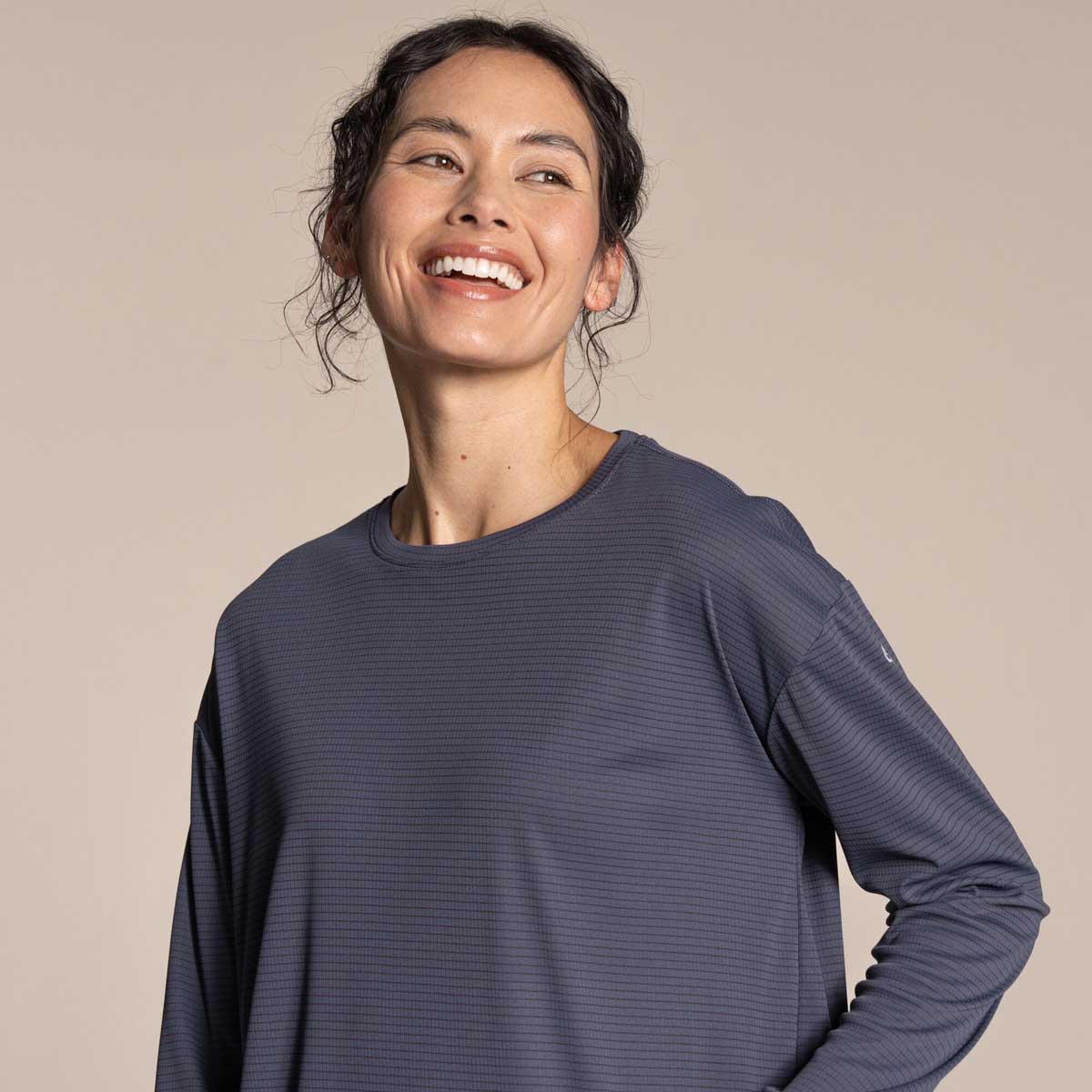 Craghoppers NosiLife SolarShield+ Women's Long Sleeved T-Shirt - Anthracite