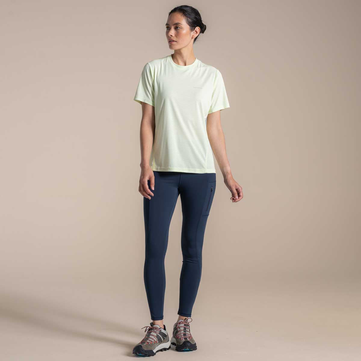Craghoppers NosiLife Solarshield+ Women's Short Sleeved T-Shirt - Pear Drop