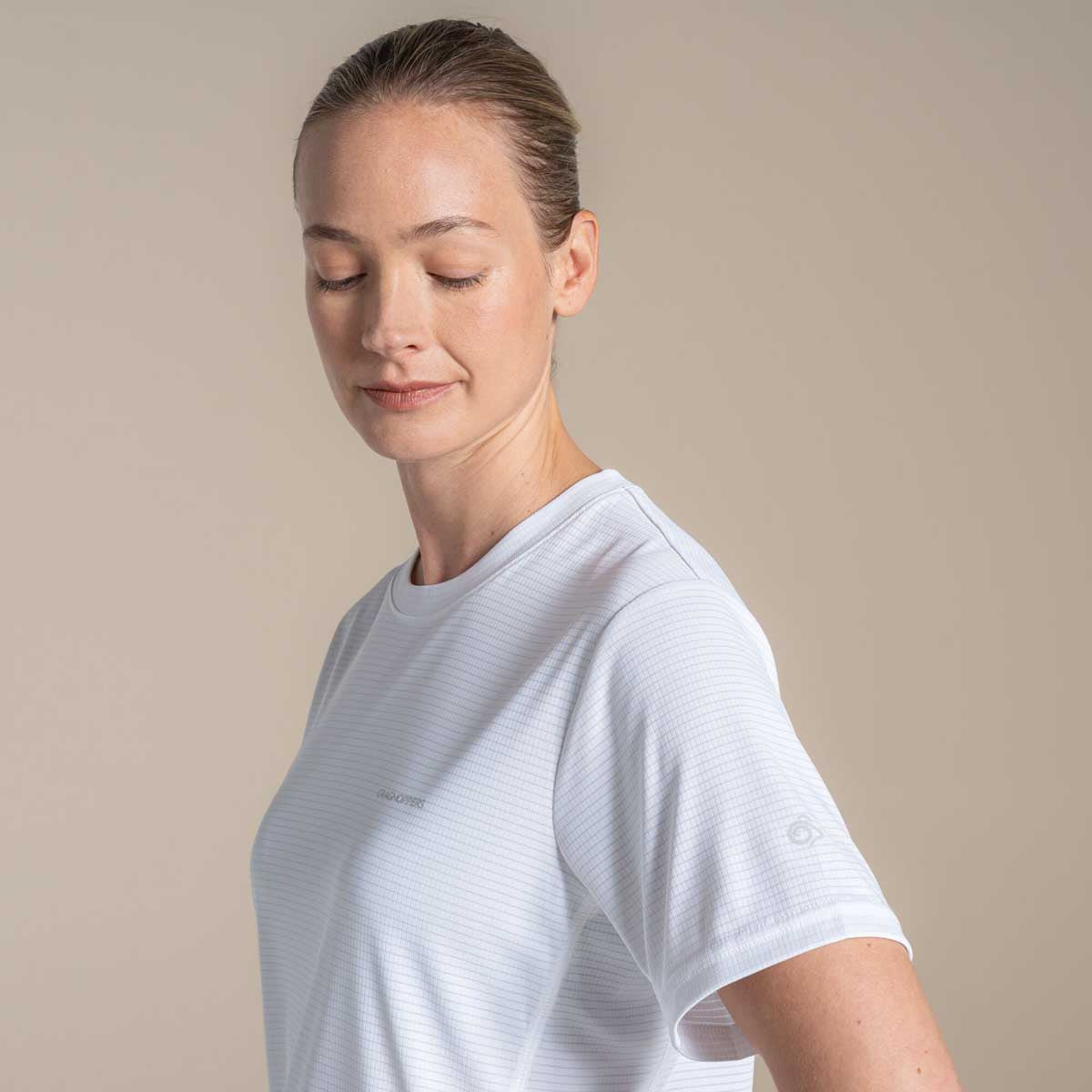 Craghoppers NosiLife Solarshield+ Women's Short Sleeved T-Shirt - White