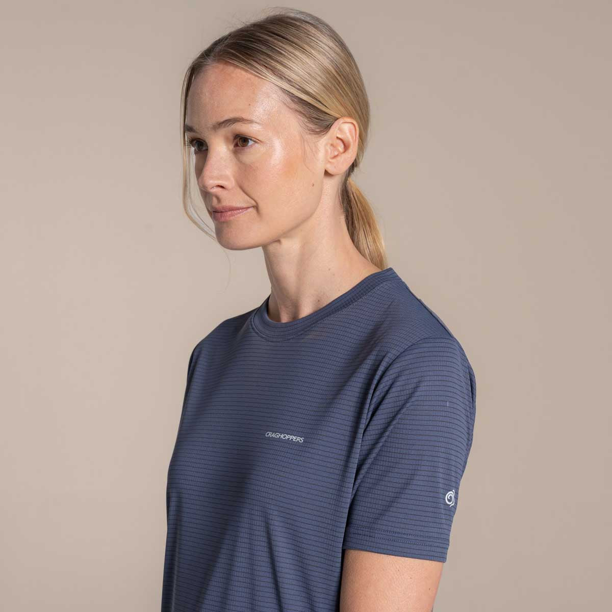 Craghoppers NosiLife Solarshield+ Women's Short Sleeved T-Shirt - Anthracite