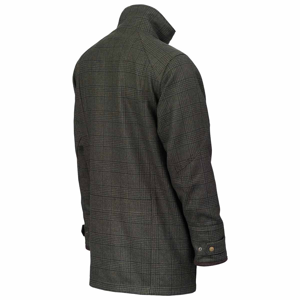 Laksen Willow Fairfax Waterproof Tweed Shooting Coat w.CTX - Rear