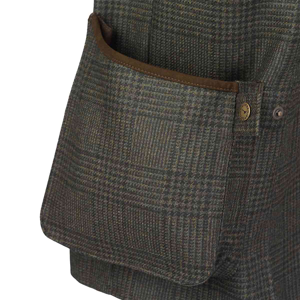 Laksen Willow Leith Tweed Shooting Vest - Pocket