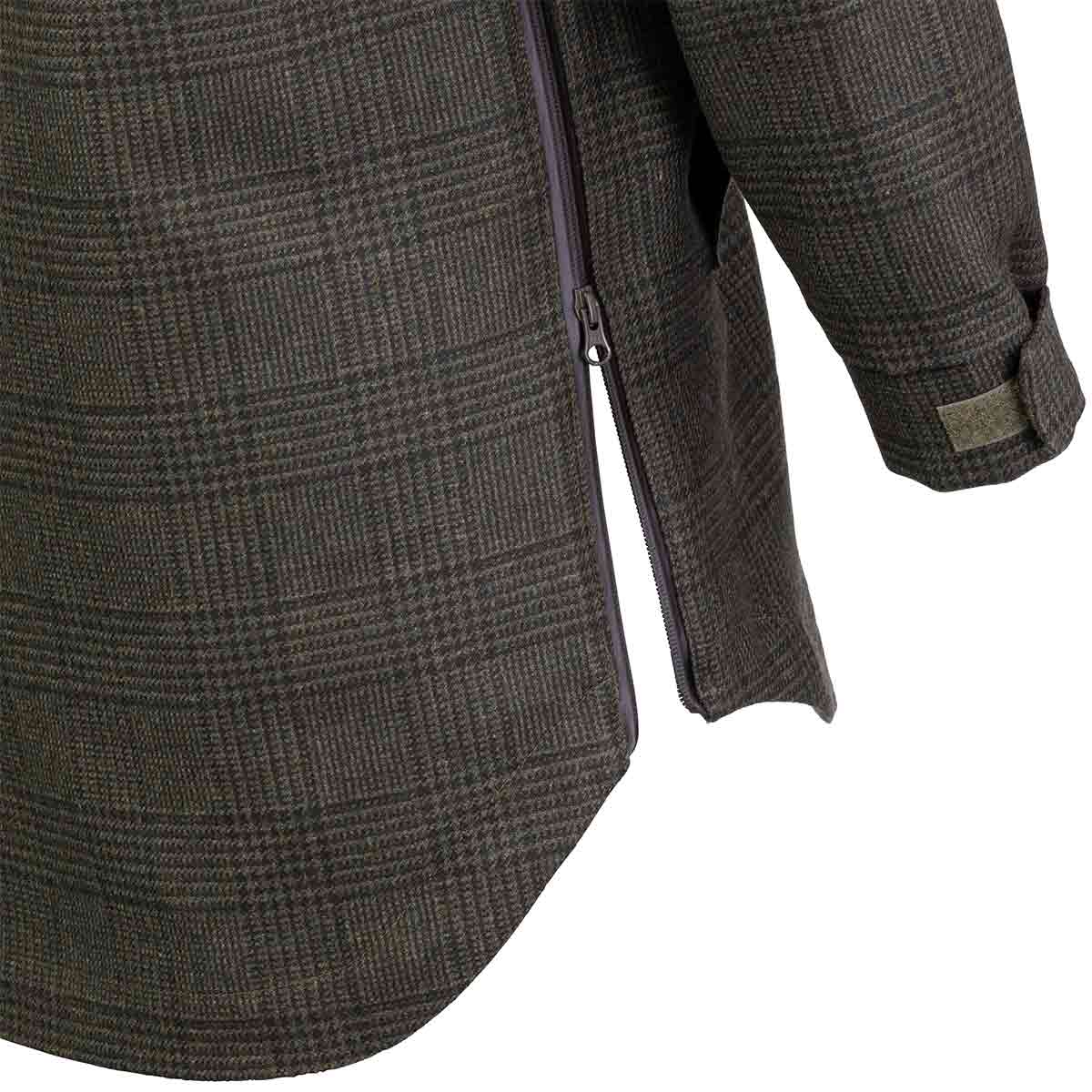 Laksen Willow Waterproof Tweed Hunting Smock w.CTX - Rear Zip