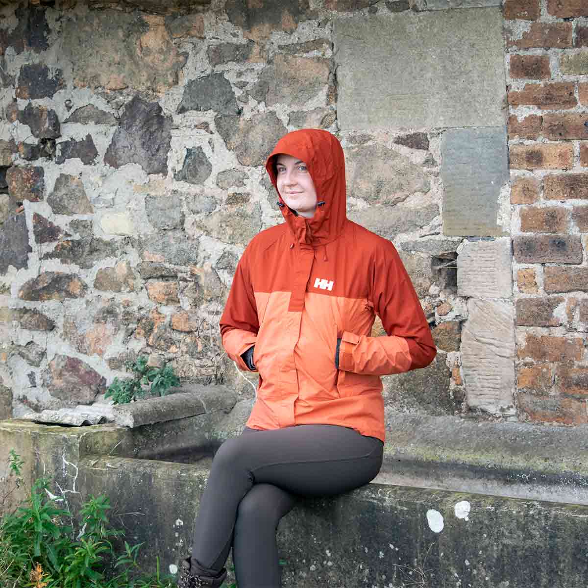 Helly Hansen Women's Banff Shell Jacket - Terracotta - Hood