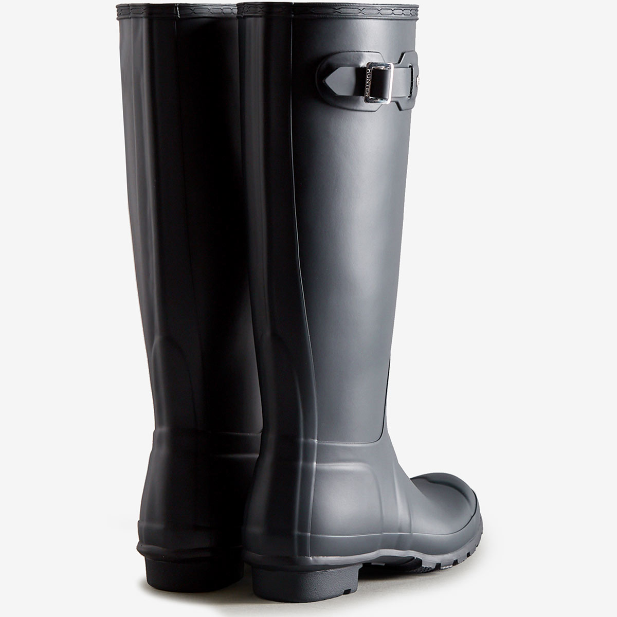 Hunter Women's Original Tall Wellington Boots - Hunter Navy - Rear