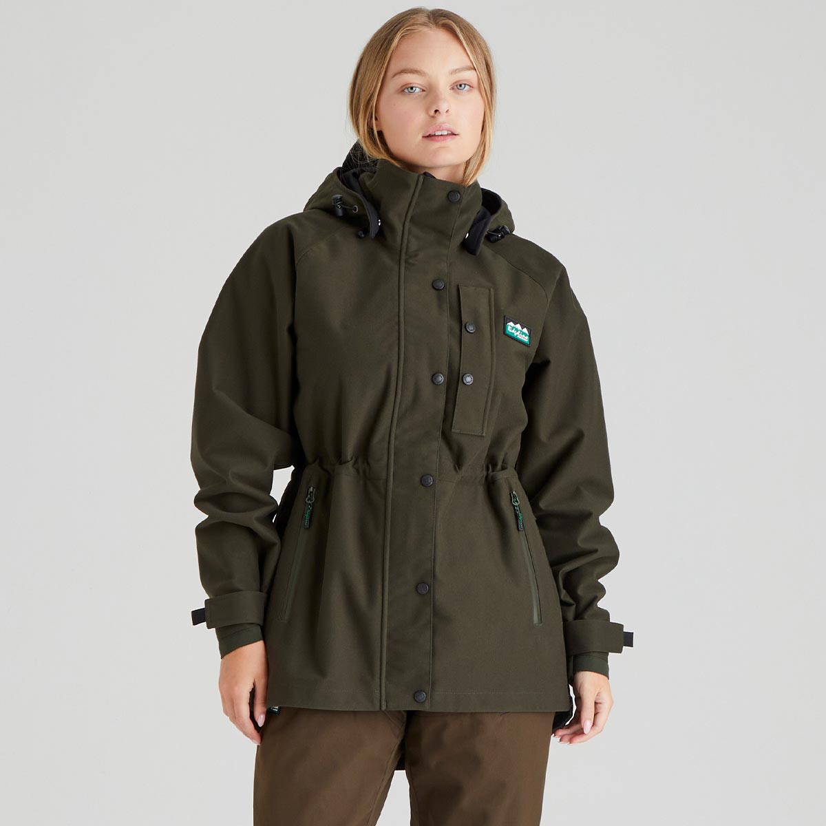 Ridgeline Women's Monsoon Classic Jacket - Deep Forest - Front