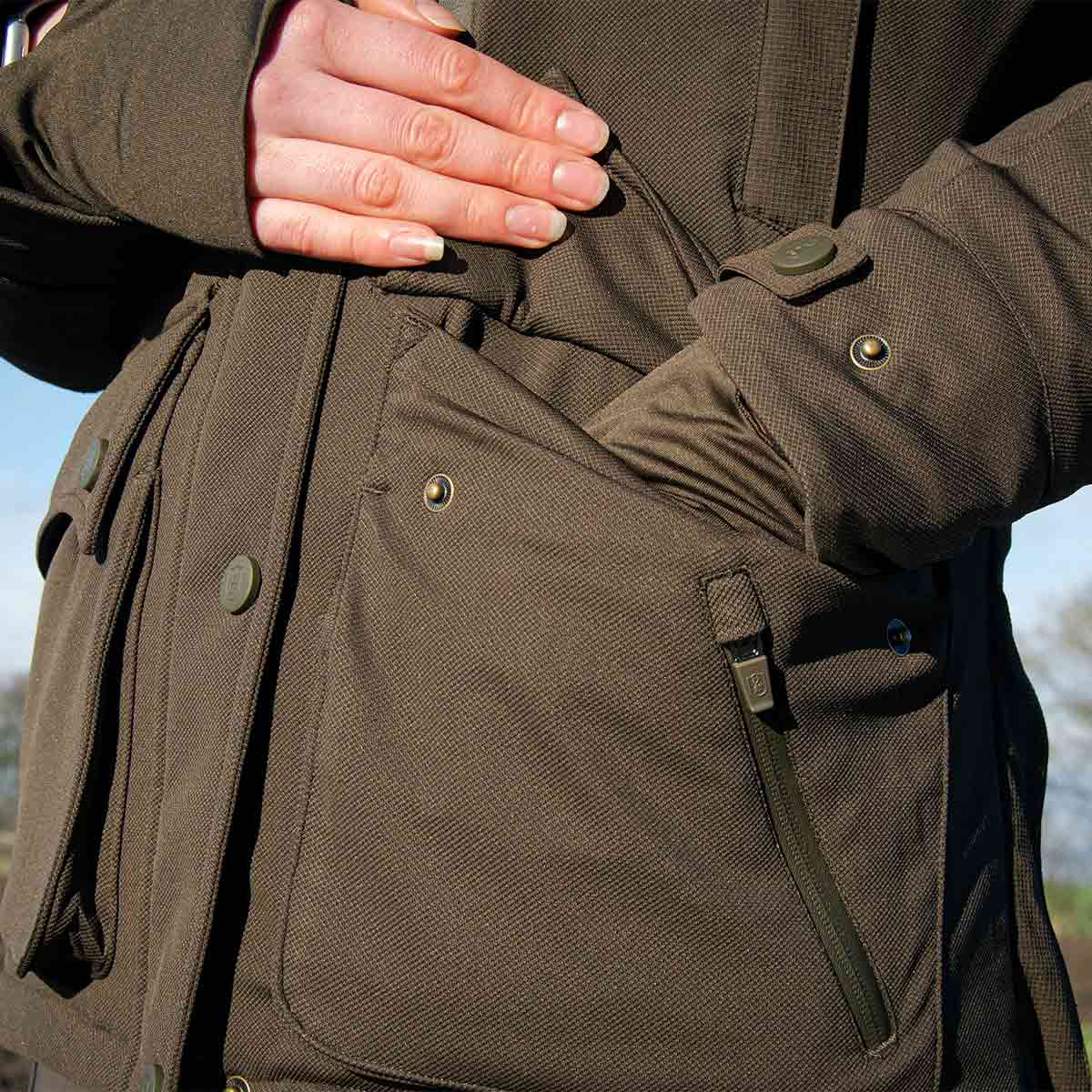 Deerhunter Lady Muflon Pro Winter Jacket - Pocket