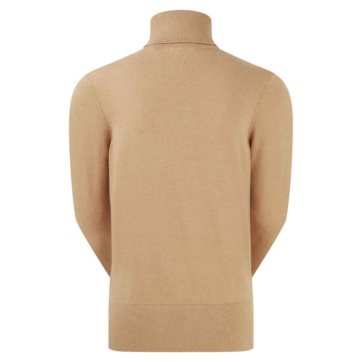 Ridgeline Women's Melford Roll Neck Jumper - Sienna - Rear