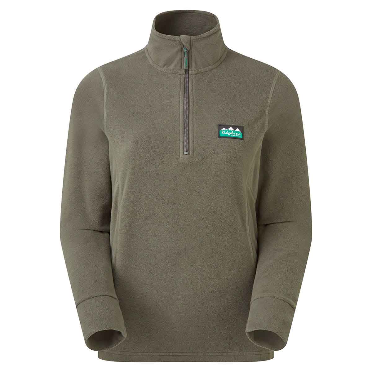 Ridgeline Narvik Women's Fleece Pullover - Moss