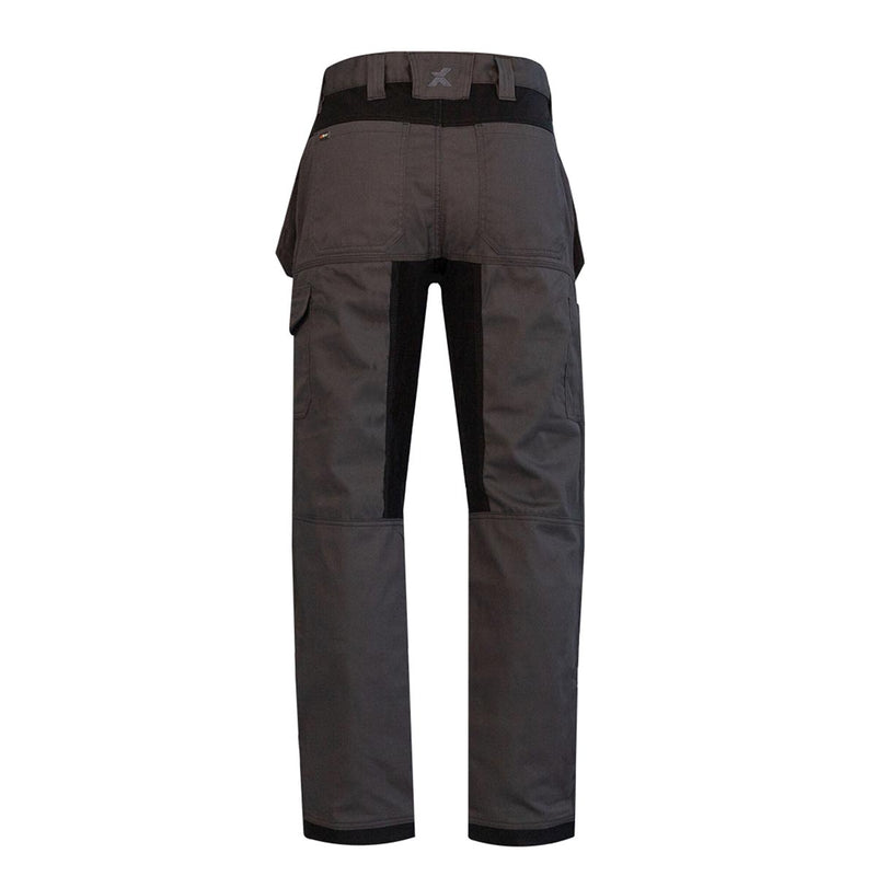 Xpert Core Stretch Work Trouser Grey/Black Rear
