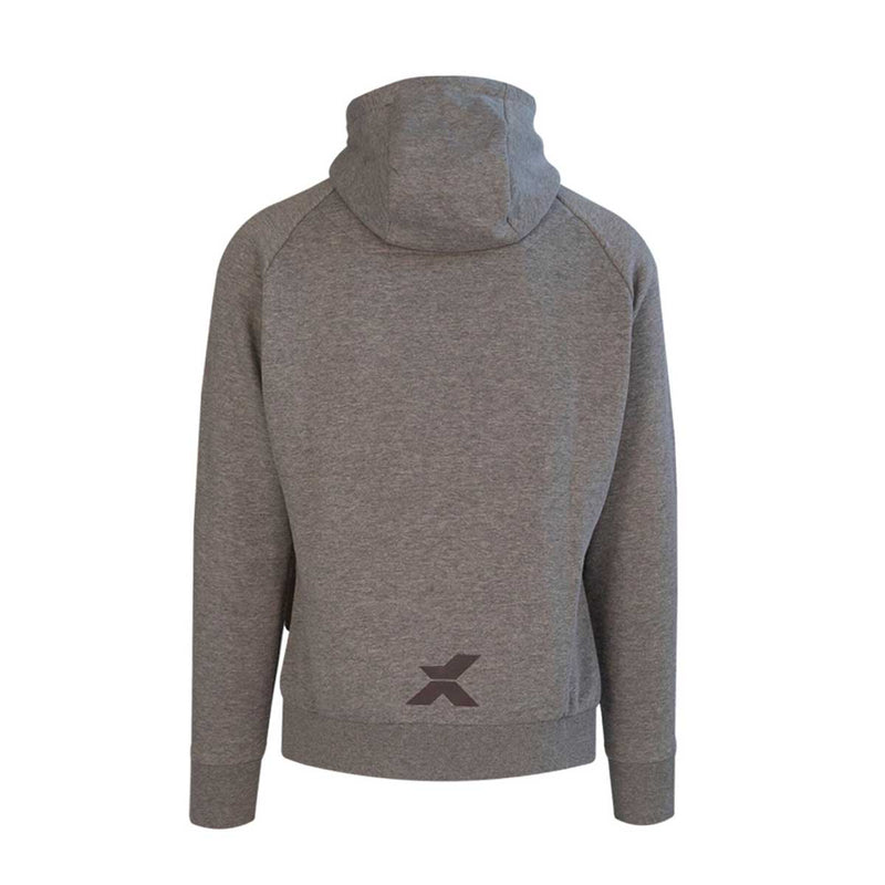 Xpert Pro Pullover Hoodie Grey Marl Rear