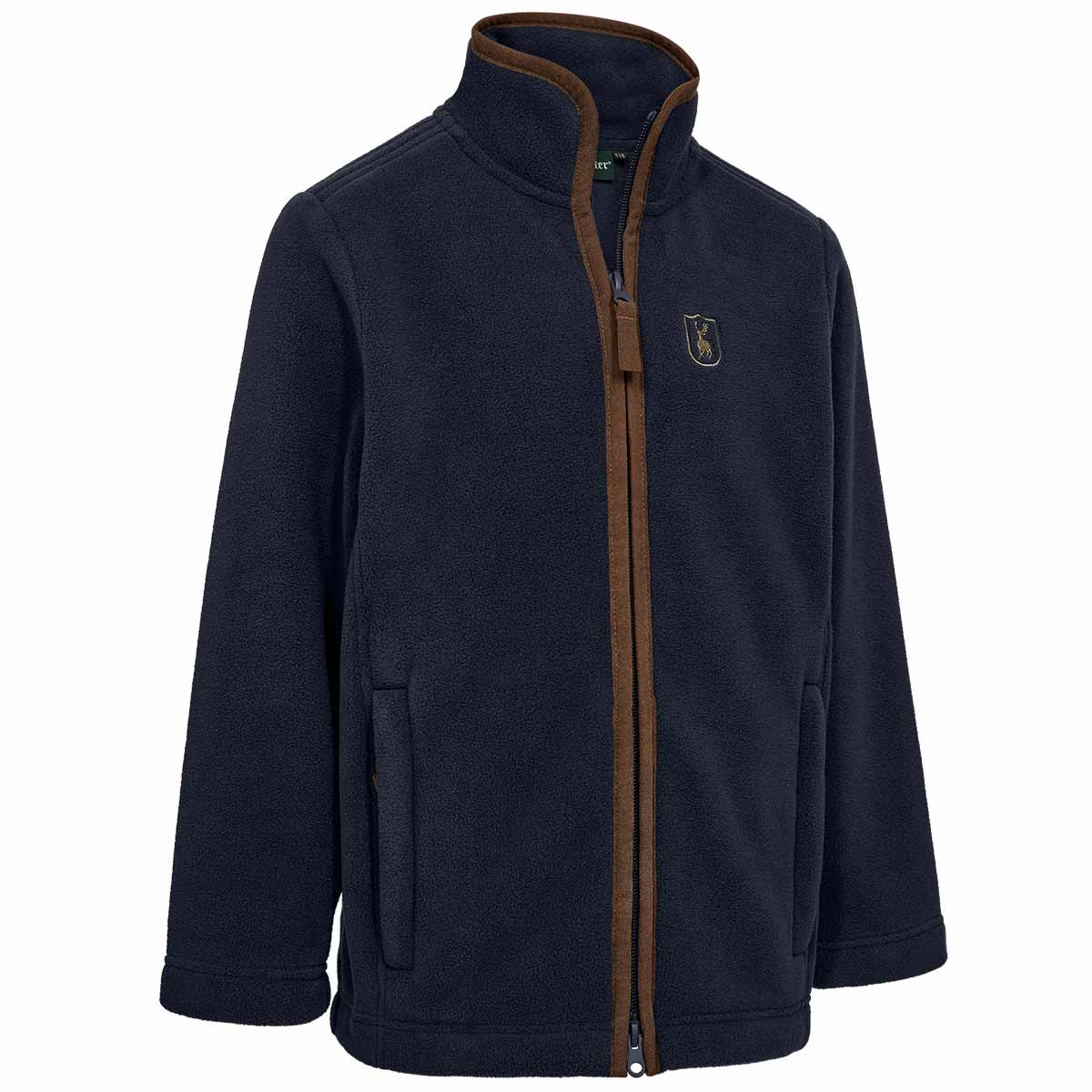 Deerhunter Youth Cumbria Fleece Jacket - Dark Blue