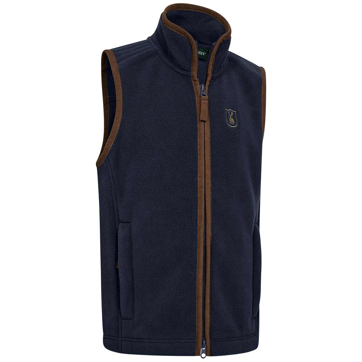 Deerhunter Youth Cumbria Fleece Waistcoat - Dark Blue