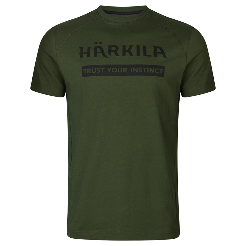 Harkila Logo T-Shirt (2 Pack) Duffel Green Phantom