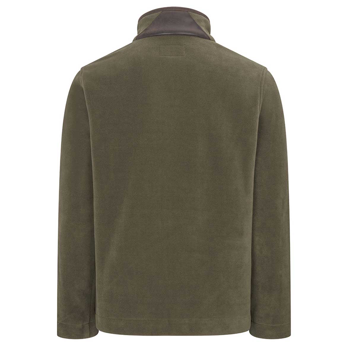 Hoggs of Fife Stenton 1/4 Zip Fleece Pullover - green rear