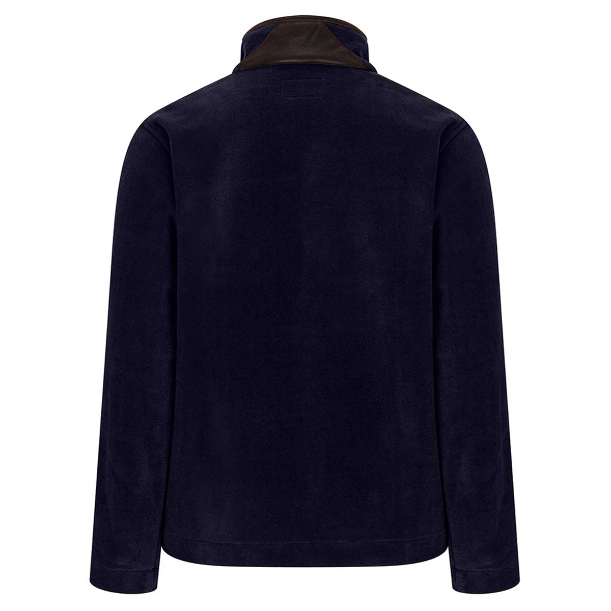 Hoggs of Fife Stenton 1/4 Zip Fleece Pullover - blue rear