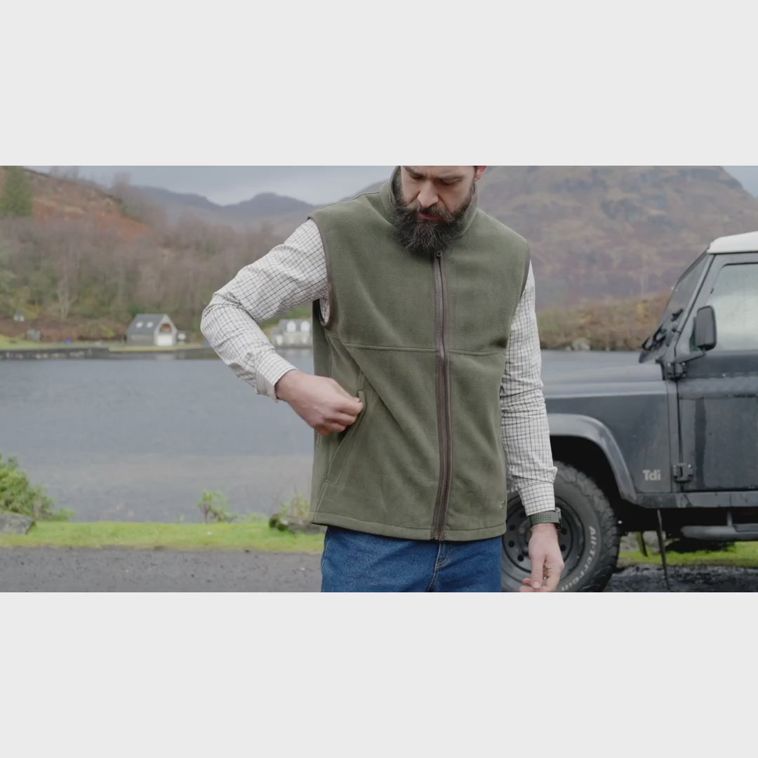 Hoggs of Fife Fleece Gilet_Stenton