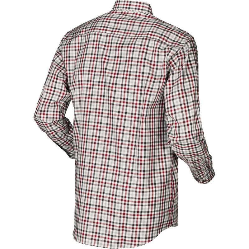 Harkila Milford Cotton Checked Shirt  - Jester Red