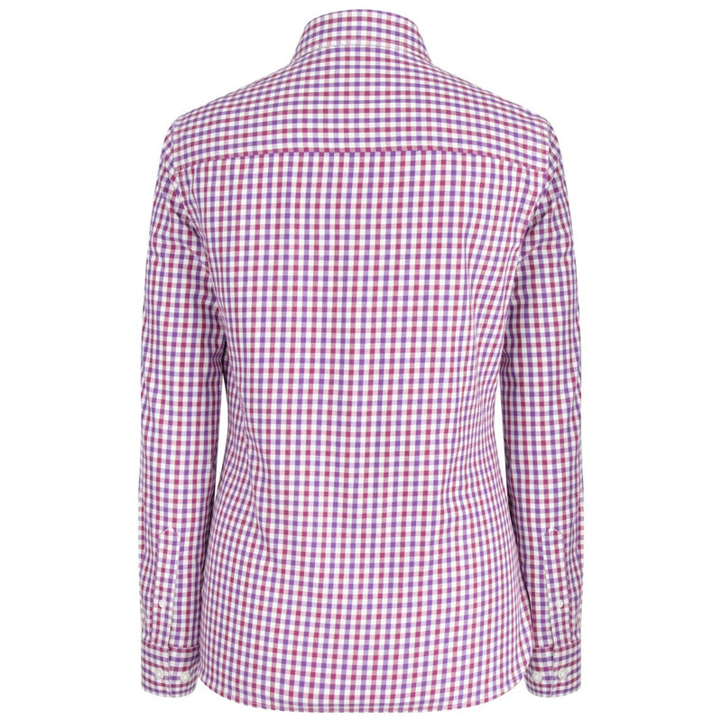 Hoggs of Fife Becky II Ladies Cotton Shirt - Violet