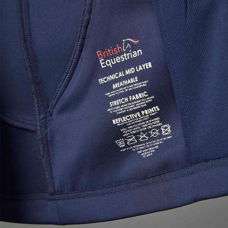 Toggi Inbetweener GBR Women's Technical Mid Layer - Navy