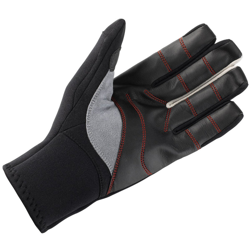 Gill Three Season Gloves - Black - Palm detail
