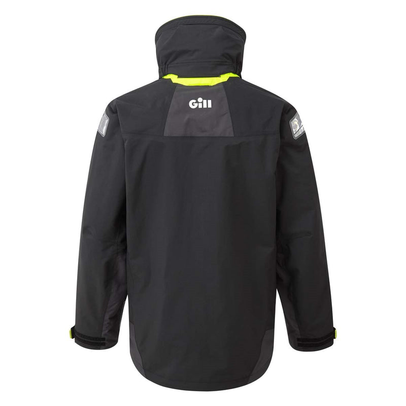 Gill OS2 Offshore Men's Jacket - Black/Graphite - Rear